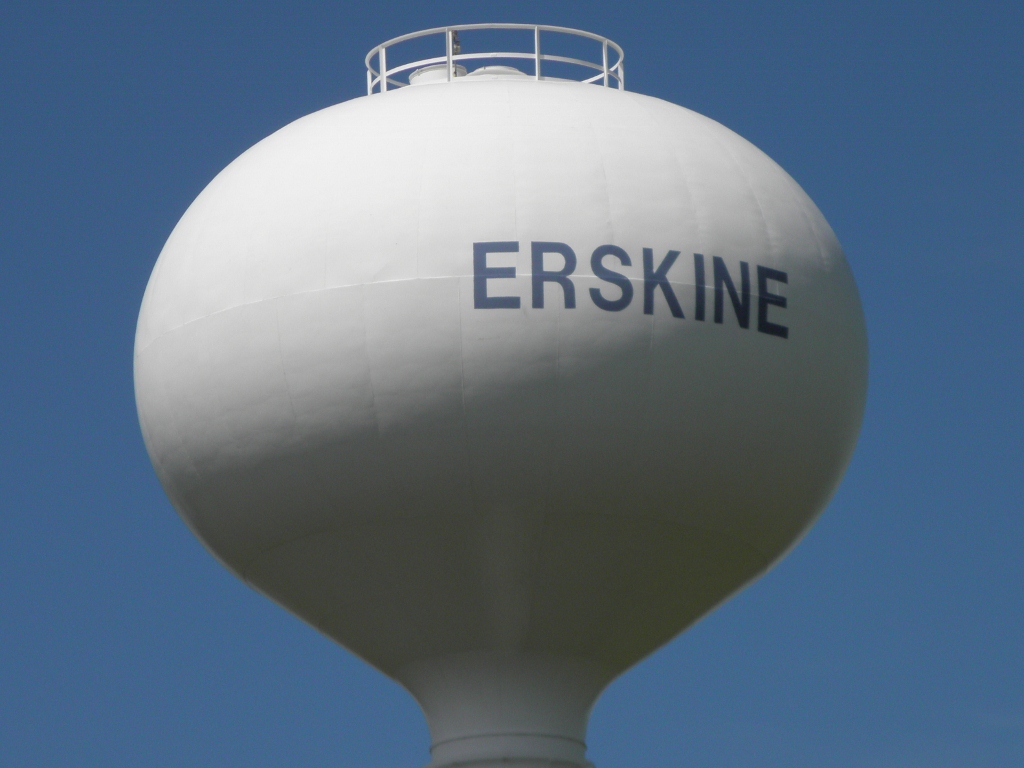 Erskine Water Tower in Erskine, MN Virtual Globetrotting